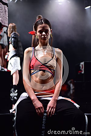 PE Nation fashion show Editorial Stock Photo