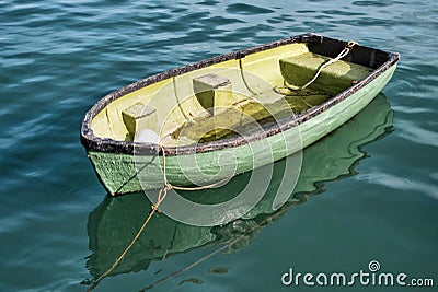 Pea-green Boat Stock Photo