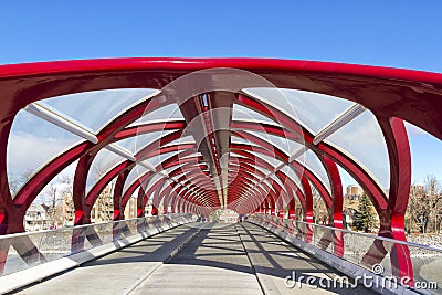 Peace bridge Editorial Stock Photo