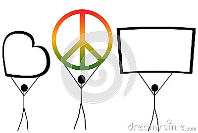 Peace Concept Vector Illustration