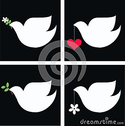 Peace dove Vector Illustration