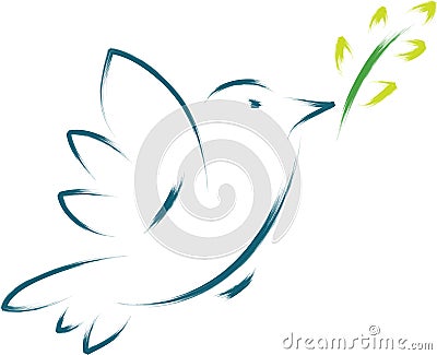 Peace dove Vector Illustration