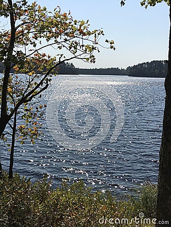 Peace on the lake Stock Photo