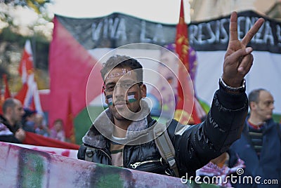 Peace in Palestine Editorial Stock Photo