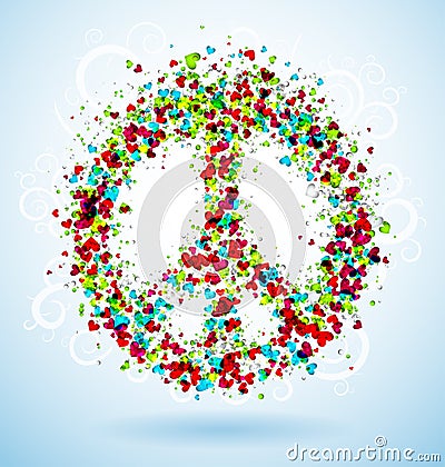 Peace sign Vector Illustration