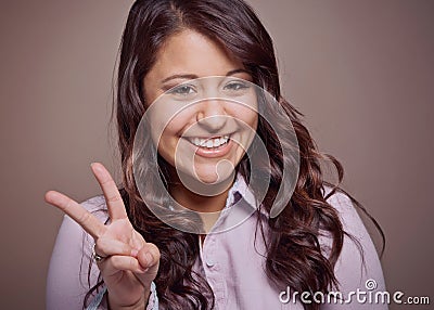 Peace sign Stock Photo