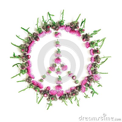Peace sign Pacific-a symbol of peace, disarmament and anti-war movement Stock Photo