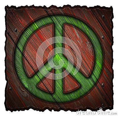 Peace symbol Stock Photo