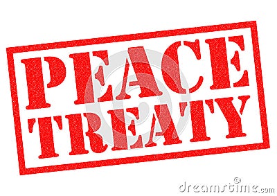 PEACE TREATY Stock Photo