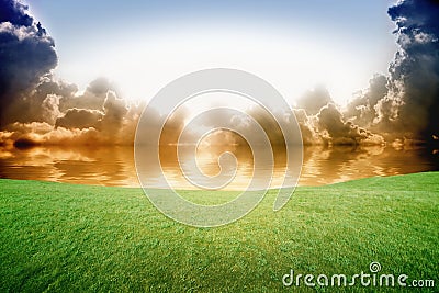 Peaceful background Stock Photo