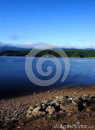 peaceful lake Stock Photo