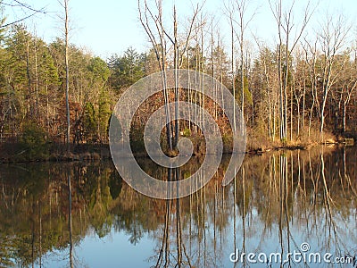 Peaceful Lake Stock Photo