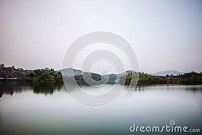 peaceful lake Stock Photo