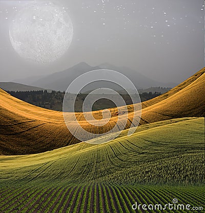 Peaceful Landscape Stock Photo