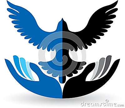 Peaceful logo Stock Photo