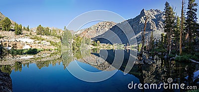 Peaceful Mountain Lake Stock Photo