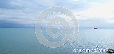 Qinghai lake in good wether Stock Photo