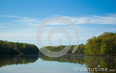 Peaceful river Stock Photo