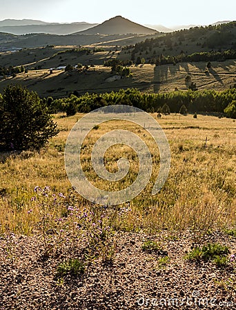 Peaceful Colorado Valley Stock Photo