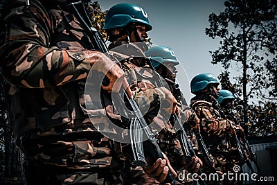 Peacekeepers Editorial Stock Photo
