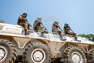 UN Peacekeepers Editorial Stock Photo