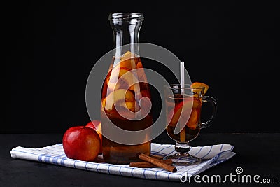 Peach compote Stock Photo