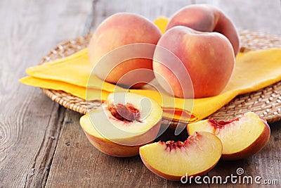 Peaches Stock Photo