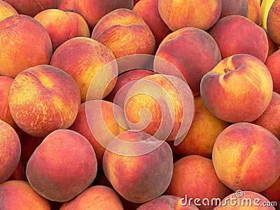 Peaches Stock Photo