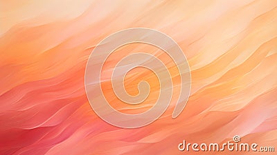 Peachy Keen Gradient Blurs in Peach to Coral Tones Background Stock Photo