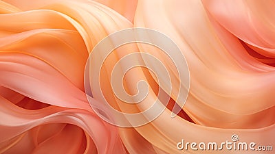 Peachy Keen Gradient Blurs in Peach to Coral Tones Background Stock Photo