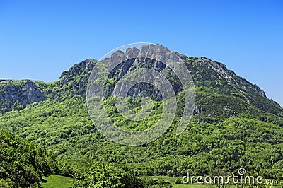 Peak Bugarach Stock Photo