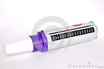 Peak flow meter Stock Photo