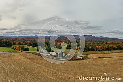 Peak Foliage - Vermont Stock Photo