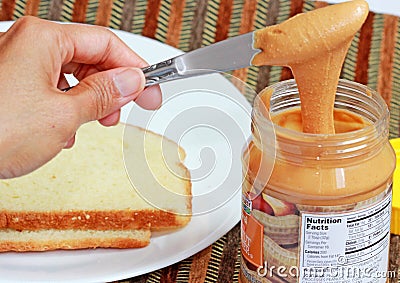 Peanut Butter Stock Photo