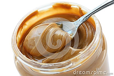 Peanut butter Stock Photo