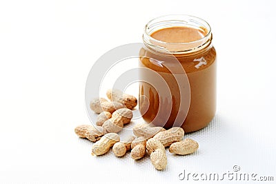 Peanut butter Stock Photo