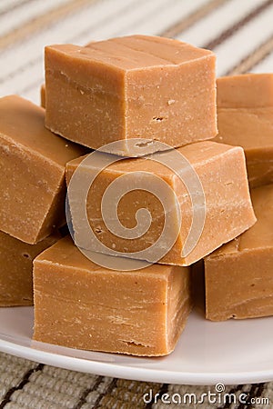 Peanut Butter Fudge Stock Photo