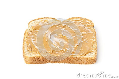 A peanut butter sandwhich Stock Photo