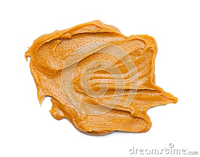 Peanut Butter Smear Stock Photo