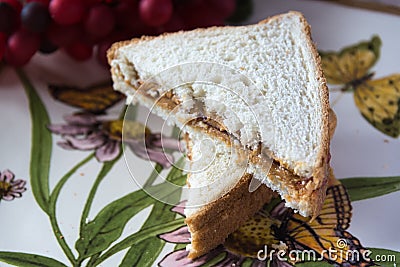 Peanutbutter bread Stock Photo