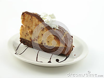 Peanutbutter pie Stock Photo