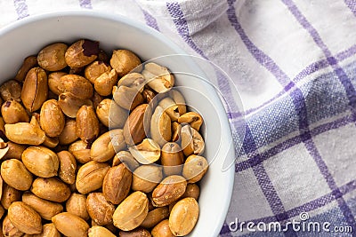 Peanuts. Food of Festa Junina, a typical brazilian party. Snacks Stock Photo