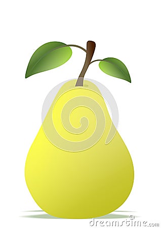 Pear cartoon Cartoon Illustration