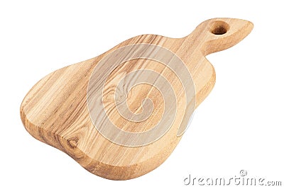 Pear shape chopping board Stock Photo