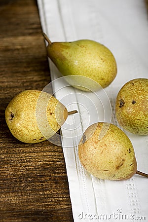 Pear still life Stock Photo