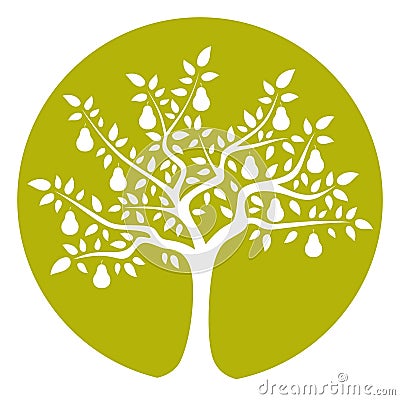 Pear tree Stock Photo