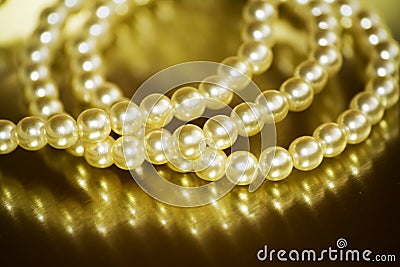 Pearl bracelet Stock Photo