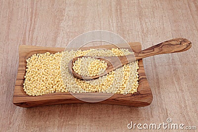 Pearl Couscous Stock Photo