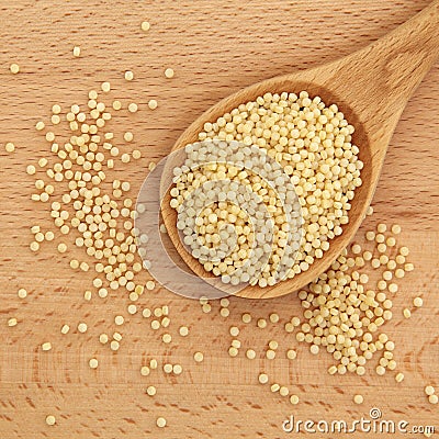 Pearl Couscous Stock Photo