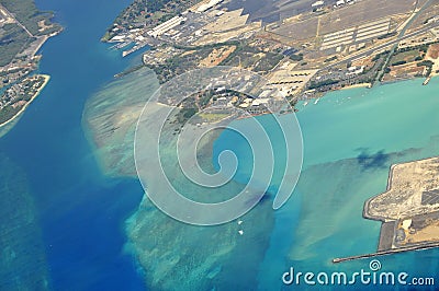 Pearl Harbor Entrance Stock Photo